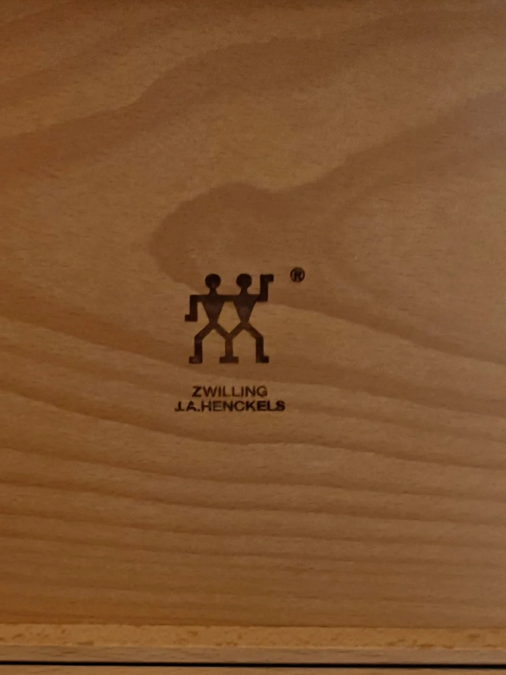 ZWILLING J.A. Henckels Light Wood Knife Storage Box with Natural Finish
